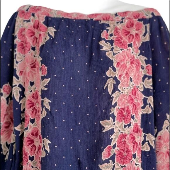 Francesca Floral Polka Dot Off Shoulder Batwing Top - Picture 11 of 16